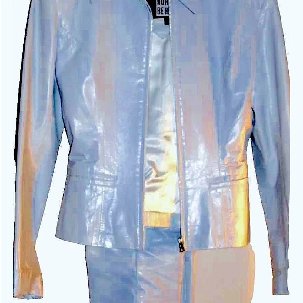 North Beach Leather Jacket Pant Suit Michael Hoban lknew 8